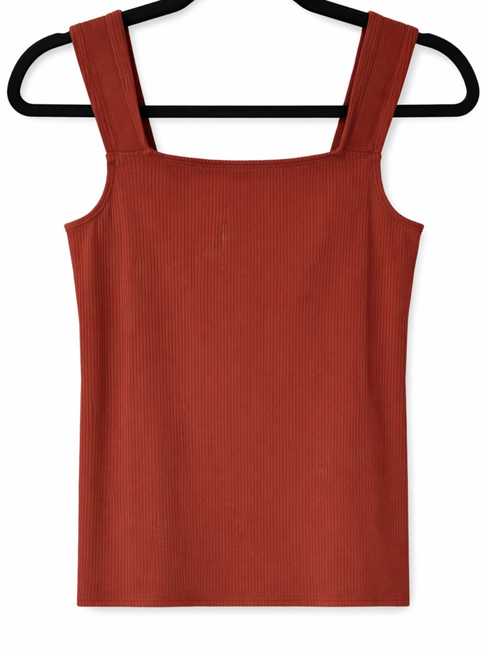 Maurices Rust Square Neck Ribbed Tank - Picture 2 of 6